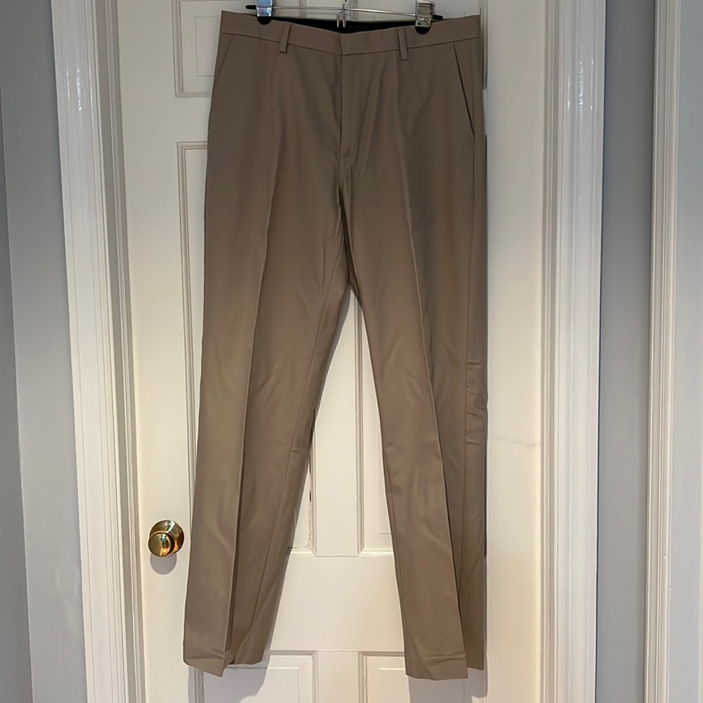 Banana Republic men’s noniron tailored fit tan pants size 35x34 new without tags